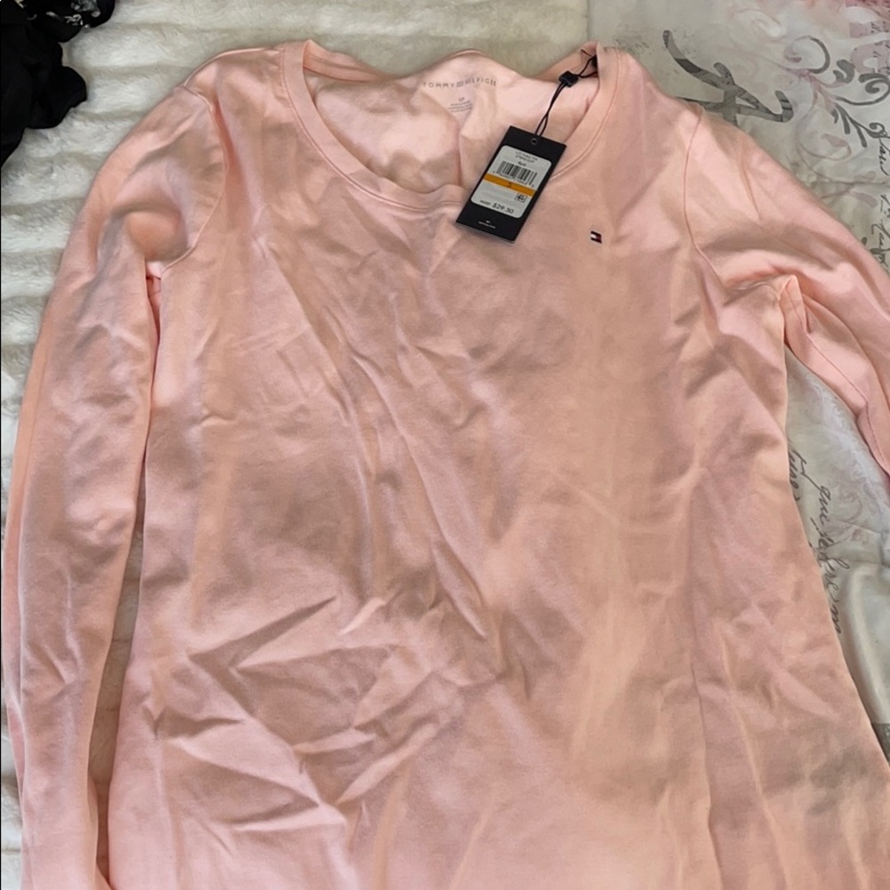 Tommy Hilfiger - Pink long sleeve shirt